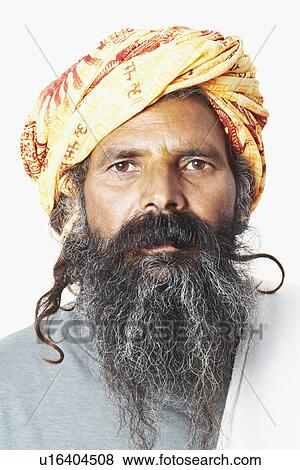 Portrait of a sadhu View Large Photo Image Stock Photo - Portrait of a sadhu. Fotosearch