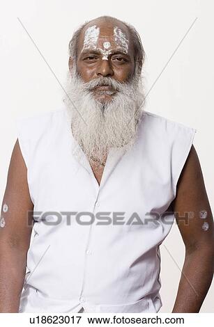 Portrait of a sadhu View Large Photo Image Stock Photo - Portrait of a sadhu. Fotosearch