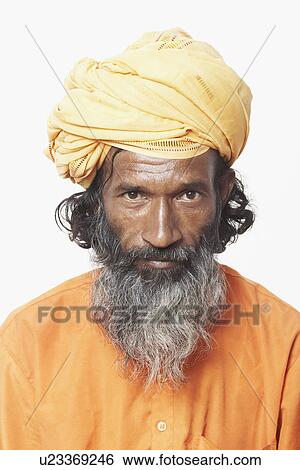 Portrait of a sadhu View Large Photo Image Stock Photograph - Portrait of a sadhu. Fotosearch