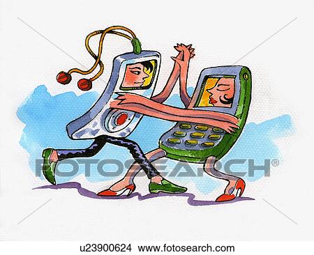 Picture - Traders at computer with arrow going up. Fotosearch