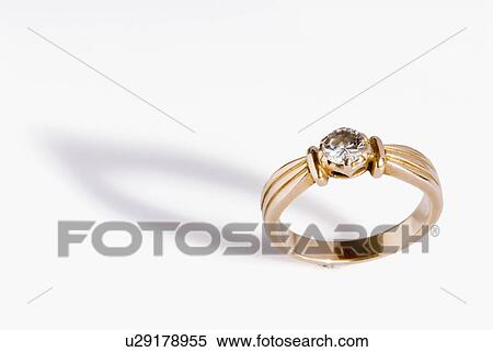 Stock Photography - Close-up of a diamond ring. Fotosearch
