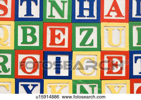 Alphabet building blocks neatly arranged View Large Photo Image Stock Photograph - Alphabet building blocks neatly arranged. Fotosearch