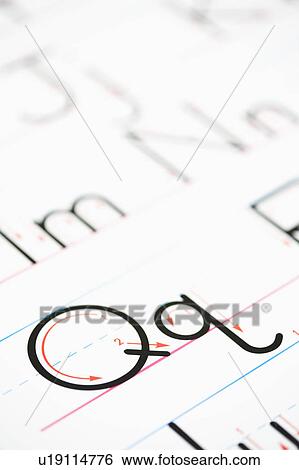 Alphabet handwriting practice page View Large Photo Image Stock Photograph - Alphabet handwriting practice page. Fotosearch