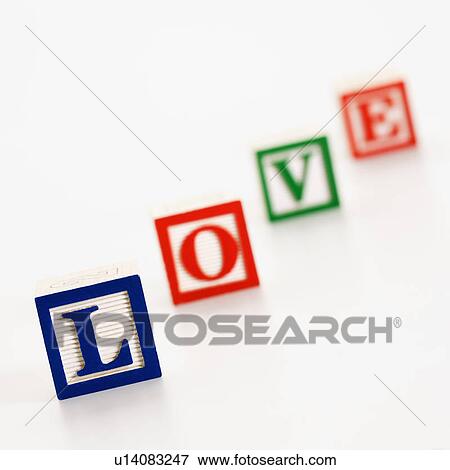 Alphabet toy building blocks spelling the word love. View Large Photo Image Stock Photo - Alphabet toy building blocks spelling the word love.. Fotosearch