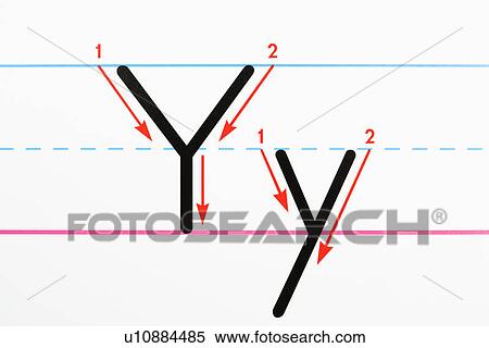Close up of letter Y handwriting practice page. View Large Photo Image Stock Photography - Close up of letter Y handwriting practice page.. Fotosearch