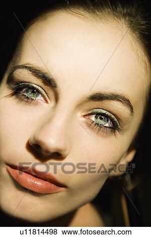 Close up of woman View Large Photo Image Stock Photo - Close up of woman. Fotosearch
