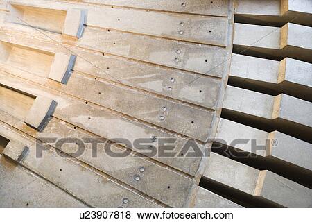 Stock Photo - Concrete structural supports on building. Fotosearch