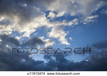 Cumulus clouds in blue sky View Large Photo Image Picture - Cumulus clouds in blue sky. Fotosearch