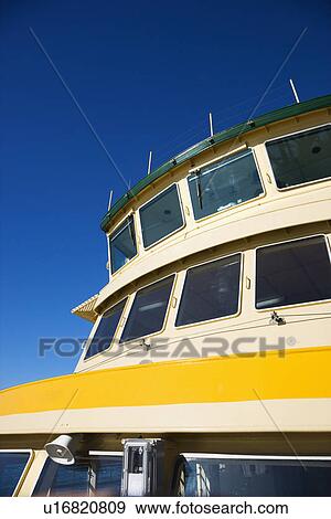 Detail of ferryboat showing windows and exterior in Sydney, Australia. View Large Photo Image Stock Photo - Detail of ferryboat showing windows and exterior in Sydney, Australia.. Fotosearch
