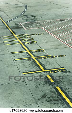 Lines on runway concrete at Melbourne Airport, Australia View Large Photo Image Stock Image - Lines on runway concrete at Melbourne Airport, Australia. Fotosearch
