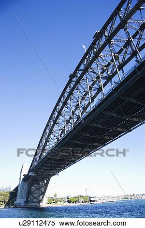 Stock Photography - Low angle view of Sydney Harbour Bridge in Sydney, Australia.. Fotosearch