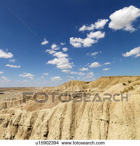 Mountain landscape in Badlands National Park, North Dakota. View Large Photo Image Picture - Mountain landscape in Badlands National Park, North Dakota.. Fotosearch