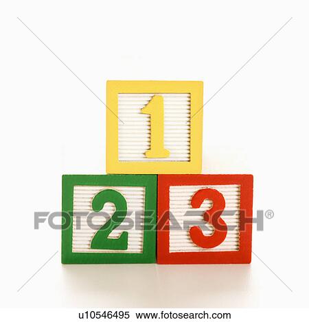 Numbered toy blocks in a stack View Large Photo Image Stock Photography - Numbered toy blocks in a stack. Fotosearch