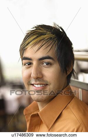 Portrait of Hispanic mid adult man smiling at viewer. View Large Photo Image Stock Photo - Portrait of Hispanic mid adult man smiling at viewer.. Fotosearch