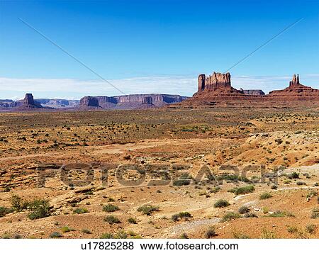 Scenic desert landscape with mountains and landforms View Large Photo Image Stock Photo - Scenic desert landscape with mountains and landforms. Fotosearch