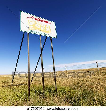 South Dakota road sign with Mount Rushmore graphic in rural field View Large Photo Image Stock Image - South Dakota road sign with Mount Rushmore graphic in rural field. Fotosearch