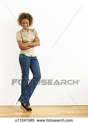Woman standing View Large Photo Image Stock Photography - Woman standing. Fotosearch