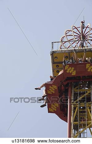 Amusement park ride View Large Photo Image Stock Photo - Amusement park ride. Fotosearch