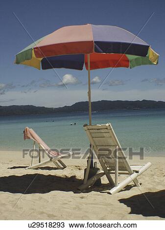 Stock Image - A view of the beach on Boracay island. Philippines. (2007). Fotosearch