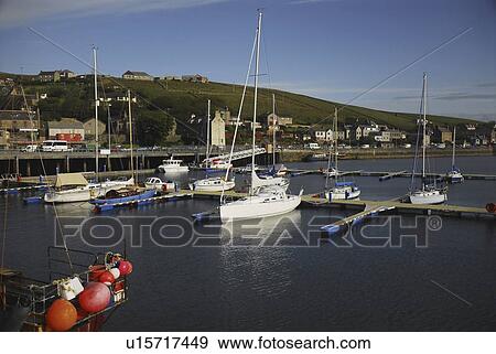 Yacht marina in Stromness harbour, Scapa Flow, Orkney Islands, Scotland, UK View Large Photo Image Stock Photo - Yacht marina in Stromness harbour, Scapa Flow, Orkney Islands, Scotland, UK. Fotosearch