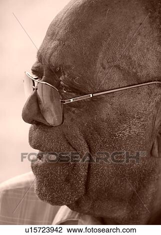 Close up image of an elderly African-American man with disabilities. View Large Photo Image Stock Image - Close up image of an elderly African-American man with disabilities.. Fotosearch