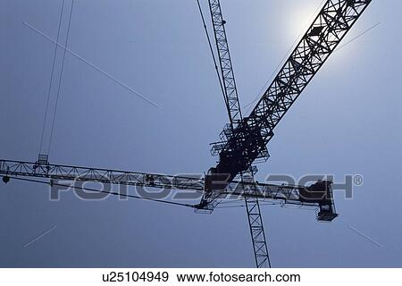 Stock Photo - A Crane And Empty. Fotosearch