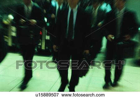 Stock Photo - Businessmen Walking. Fotosearch