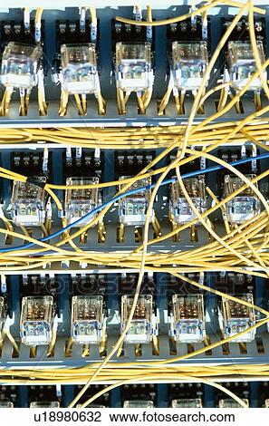 Stock Image - Electrical Circuits And Wiring. Fotosearch