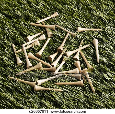Golf Tees on Grass View Large Photo Image Stock Image - Golf Tees on Grass. Fotosearch
