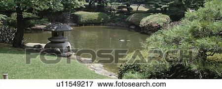 Stock Photo - Kenrokuen Garden In Kanazawa. Fotosearch