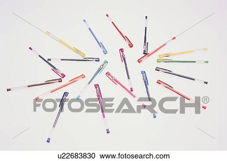 Multi-Colored Pens View Large Photo Image Stock Image - Multi-Colored Pens. Fotosearch