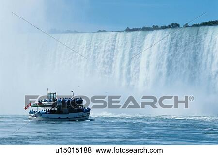 Niagara Falls Tour Boat View Large Photo Image Stock Photo - Niagara Falls Tour Boat. Fotosearch