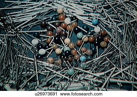 Stock Image - Pins And Nails. Fotosearch