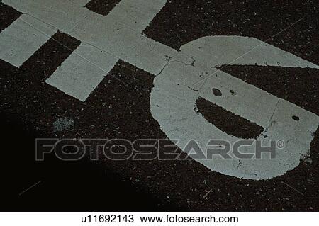 Stock Image - Road Markings. Fotosearch