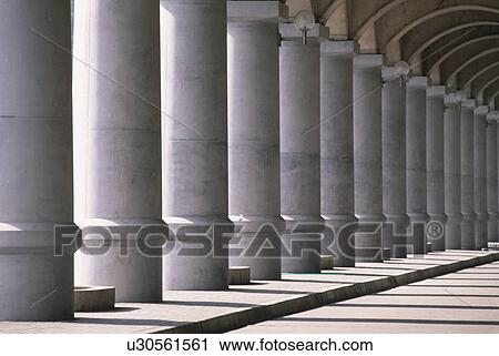 Row Of Pillars View Large Photo Image Stock Image - Row Of Pillars. Fotosearch