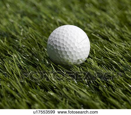 Single Golf Ball View Large Photo Image Stock Photo - Single Golf Ball. Fotosearch
