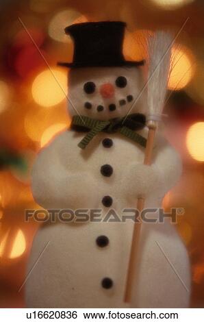 Stock Photograph - Snowman Decoration. Fotosearch