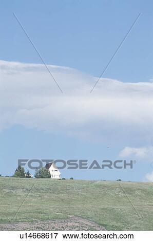 The House In A Plateau View Large Photo Image Stock Photo - The House In A Plateau. Fotosearch