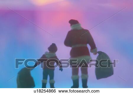 Toy Santa Claus And Child View Large Photo Image Stock Photograph - Toy Santa Claus And Child. Fotosearch
