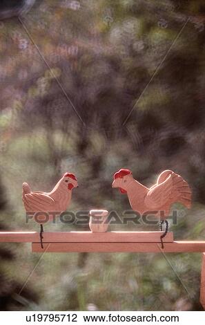 Two Wooden Hens View Large Photo Image Stock Image - Two Wooden Hens. Fotosearch