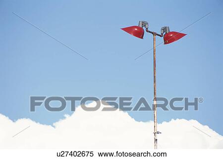 Stock Photography - A Streetlight And The Sky. Fotosearch