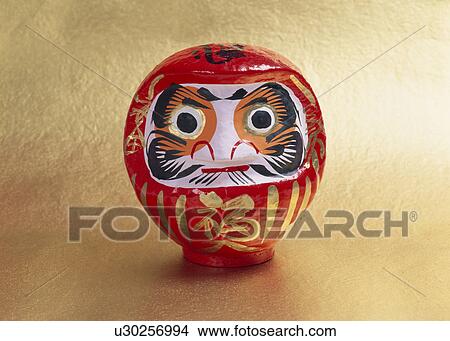 Picture - Daruma Doll. Fotosearch