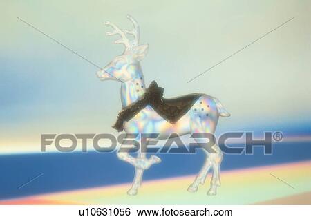 Glass Reindeer View Large Photo Image Stock Photograph - Glass Reindeer. Fotosearch