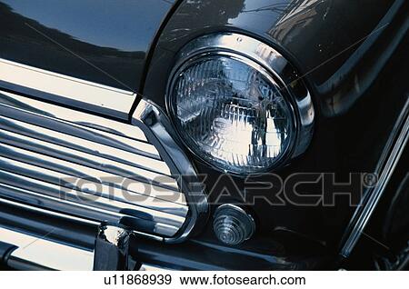 Stock Photo - Head Light Of Car. Fotosearch