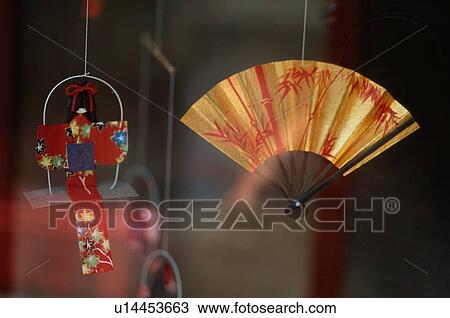 Stock Image - Japanese Paper Decorations. Fotosearch