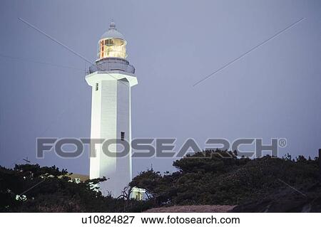 Stock Photo - Lighting Of A Lighthouse. Fotosearch
