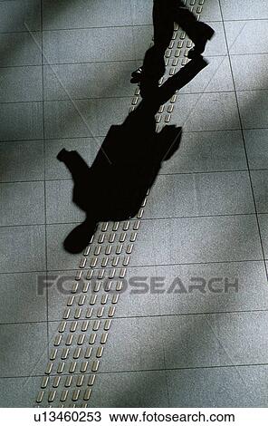 Man Walking With Shadow View Large Photo Image Stock Image - Man Walking With Shadow. Fotosearch