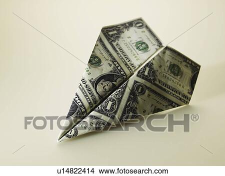 Paper Aeroplane Made of American Currency View Large Photo Image Picture - Paper Aeroplane Made of American Currency. Fotosearch