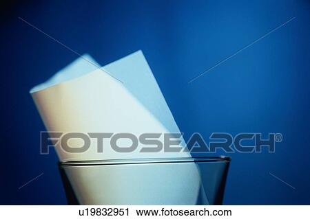 Sheets Of Paper In Glass View Large Photo Image Stock Image - Sheets Of Paper In Glass. Fotosearch