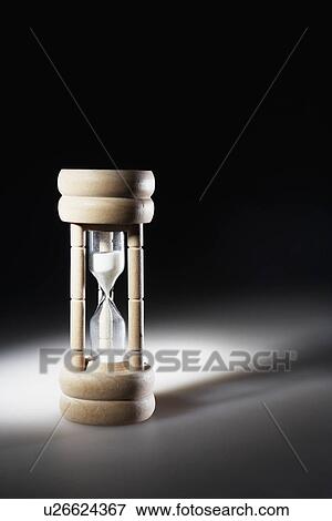 Stock Photo - Single Hourglass. Fotosearch